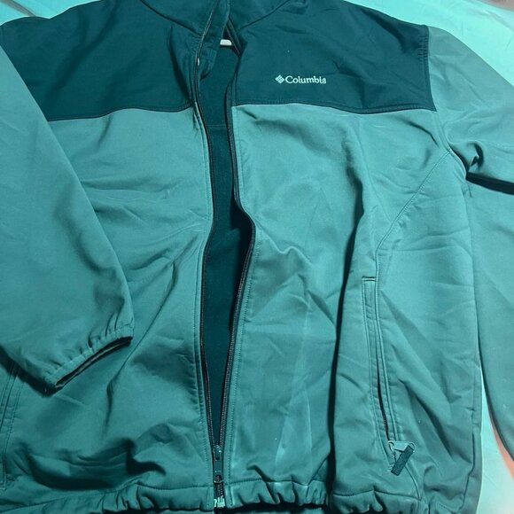 Columbia Fleece Jacket Outdoor Bicolor Grey (Men's XXL) - Picture 2 of 9